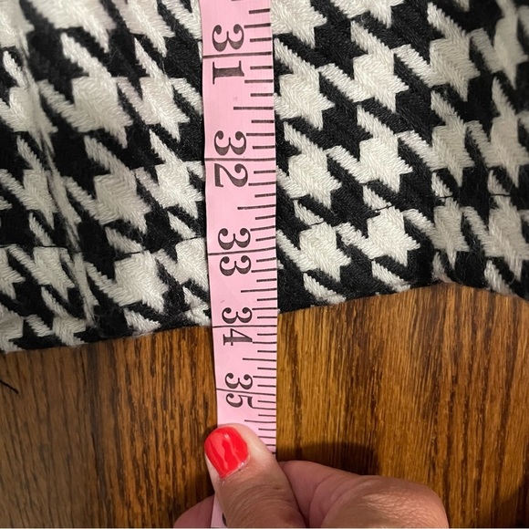 Papillon Mid Length Women's Dress Houndstooth Cowlneck Size Large - Picture 3 of 11